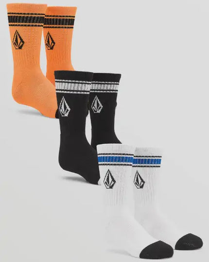 Volcom - Full Stone Sock Multi 6 Pack (Boys)