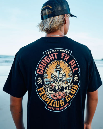 The Mad Hueys - Caught Fk Skull Tee