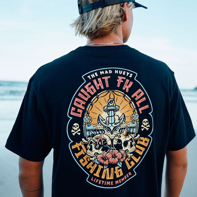 The Mad Hueys - Caught Fk Skull Tee