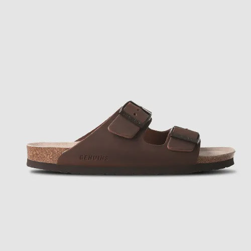 Genuins - Hawaii Oiled Leather Sandals (Brown)