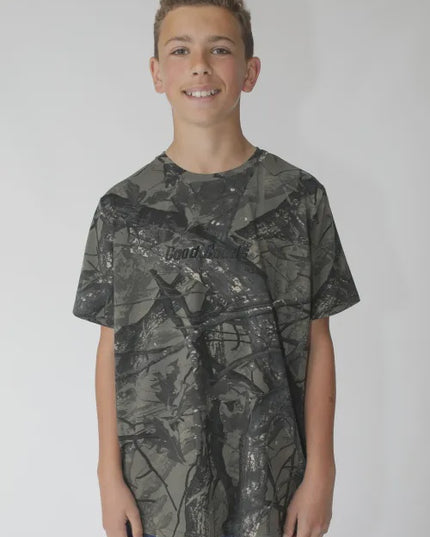 Good Goods - Ready Set Tee/Cruise Embroidery (Bush Camo)