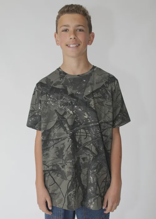 Good Goods - Ready Set Tee/Cruise Embroidery (Bush Camo)