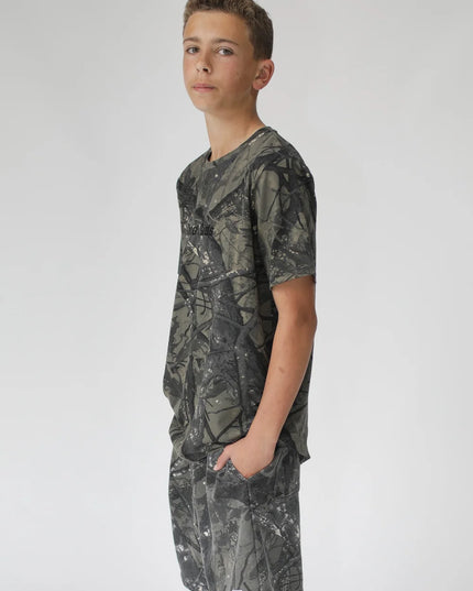 Good Goods - Ready Set Tee/Cruise Embroidery (Bush Camo)
