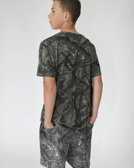 Good Goods - Ready Set Tee/Cruise Embroidery (Bush Camo)