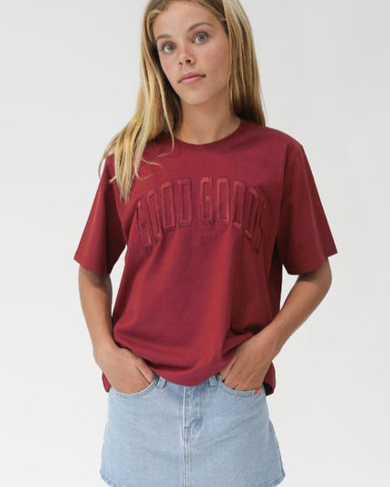 Good Goods - Fia Tee (Ruby)