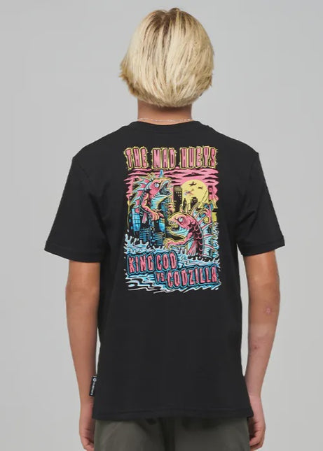 The Mad Hueys - King Cod Codzilla Youth Tee