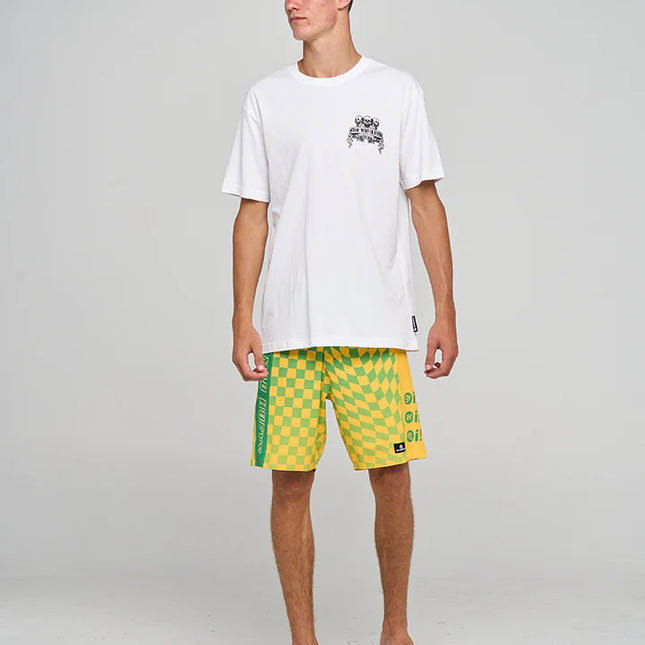 The Mad Hueys - Triple Anchor Short Sleeve Tee