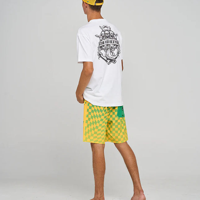 The Mad Hueys - Triple Anchor Short Sleeve Tee