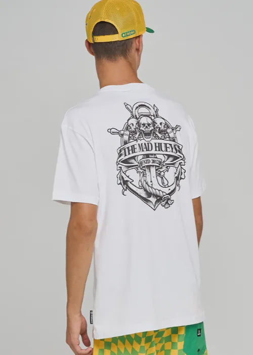 The Mad Hueys - Triple Anchor Short Sleeve Tee