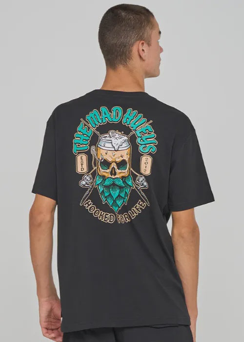 The Mad Hueys - Frothin Hooked Short Sleeve Tee