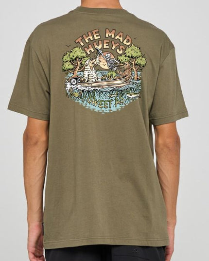The Mad Hueys - Sweet As NZ Tee (Olive)