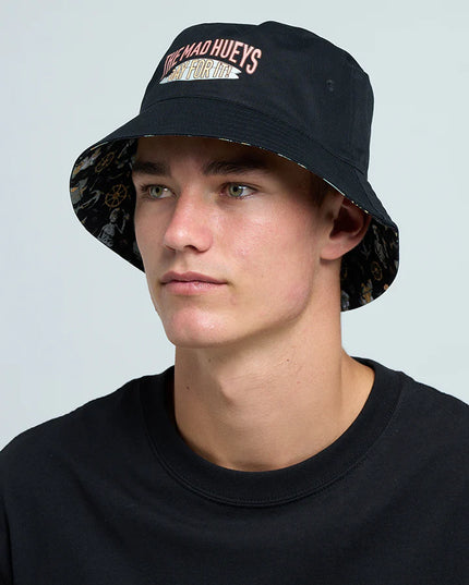 The Mad Hueys - Day For It Froggies Reversible Bucket Hat