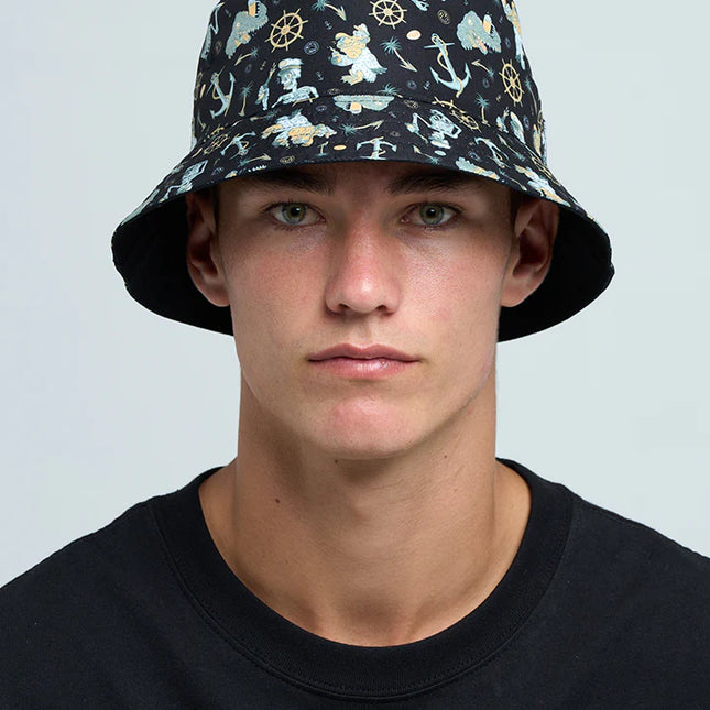 The Mad Hueys - Day For It Froggies Reversible Bucket Hat