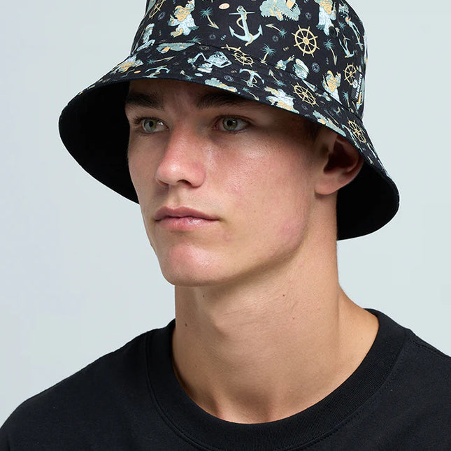 The Mad Hueys - Day For It Froggies Reversible Bucket Hat