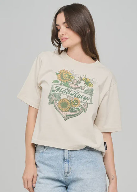 The Mad Hueys - Bee Anchor Boxy Tee