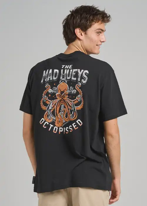 The Mad Hueys - Anchor Octopissed Short Sleeve Tee