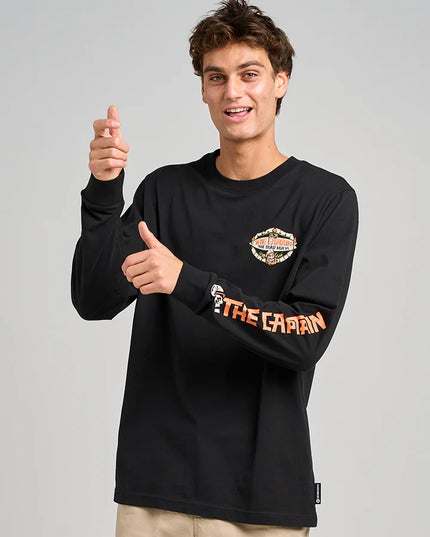 The Mad Hueys - The Tiki Captain Long Sleeve Tee