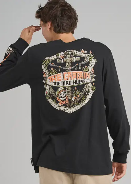 The Mad Hueys - The Tiki Captain Long Sleeve Tee