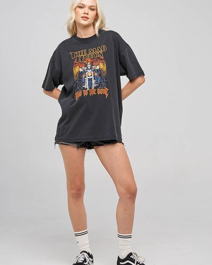 The Mad Huey - Bad To The Bone Oversized Tee
