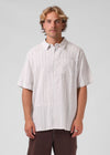 RPM - Pin Stripe Shirt (White/Grey)