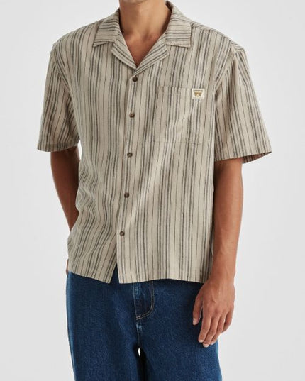 Wrangler - Box Resort Shirt (Hessian Stripe)