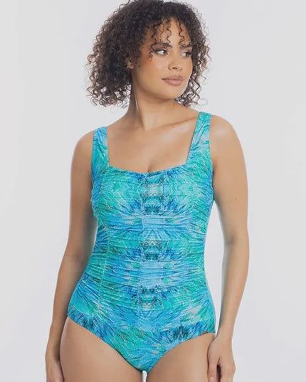 Togs - Ulysses Gathered Square One Piece Swimsuit