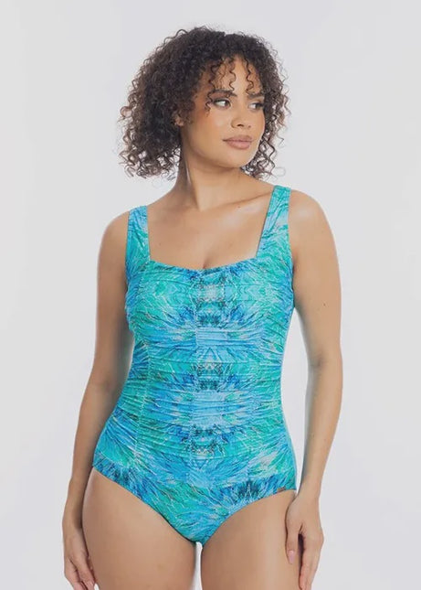 Togs - Ulysses Gathered Square One Piece Swimsuit