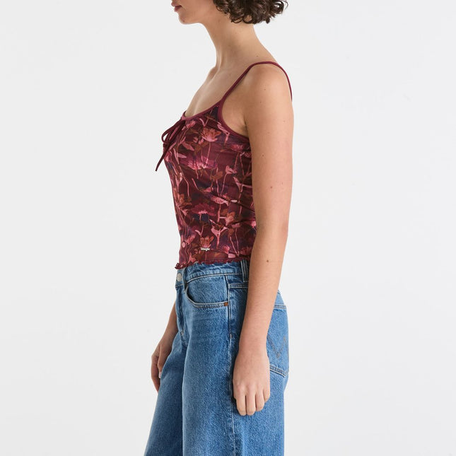 Wrangler - Floral Fields Mesh Top