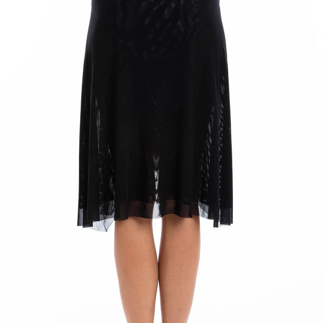 Togs - Black Mesh Frill Skirt