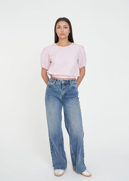 Huffer - Sprint Stripe Airy Top