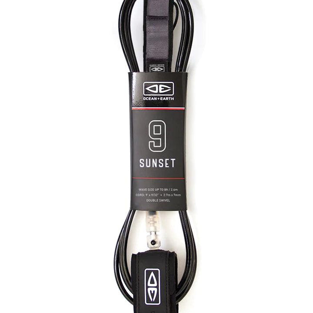 Ocean & Earth - Sunset 9'0" Moulded Leash - Westside Surf + Street
