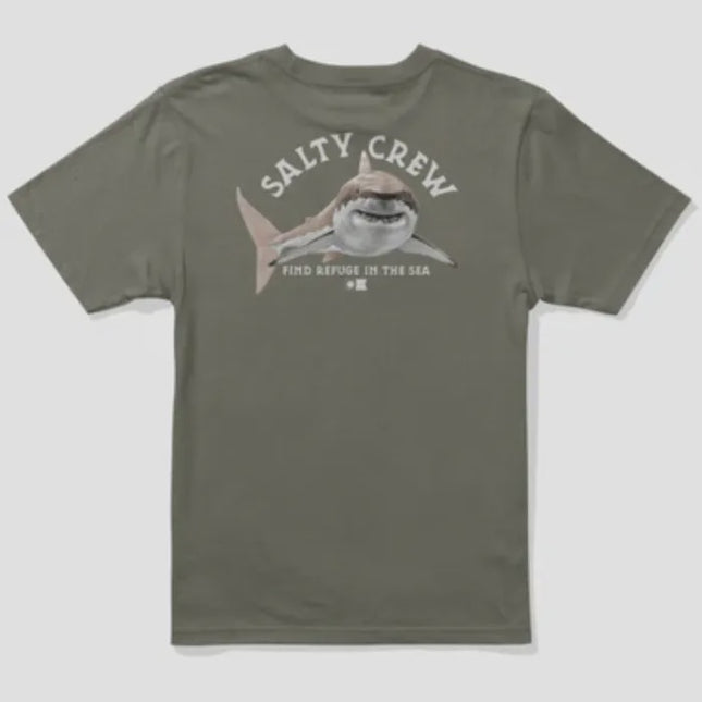 Salty Crew - Lurking Boys Short Sleeve Tee (Dusty Olive)