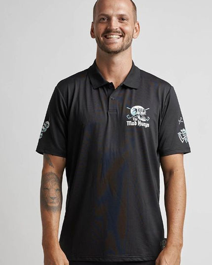 The Mad Hueys - Hittin Fk All Short Sleeve Golf Polo
