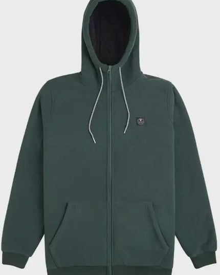 Vissla - Eco-zy Polar Zip Hoodie Fleece (Evergreen)