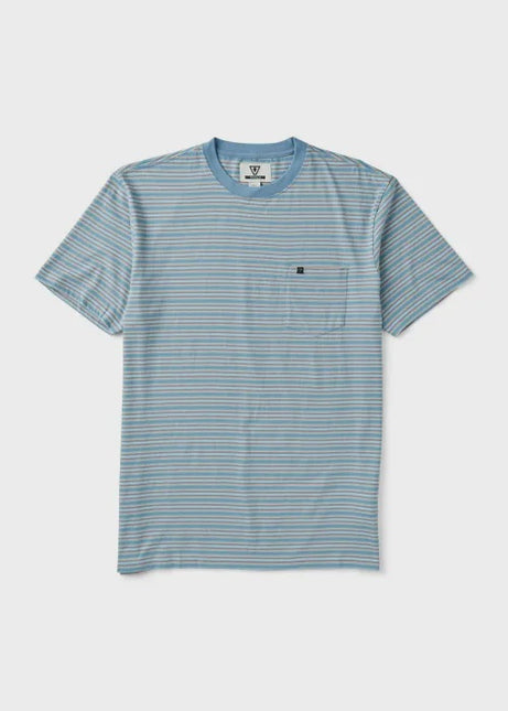 Vissla - Shore Eco Short Sleeve Tee (Denim)