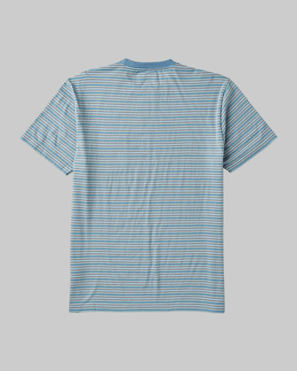 Vissla - Shore Eco Short Sleeve Tee (Denim)