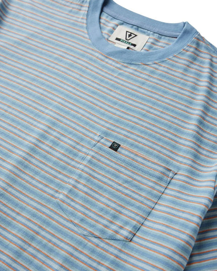 Vissla - Shore Eco Short Sleeve Tee (Denim)