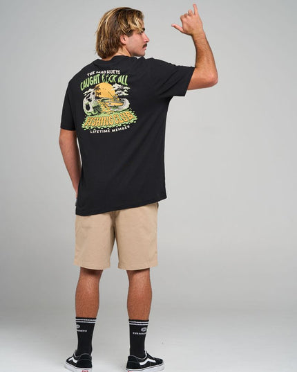 The Mad Hueys - Caught Fk All Jaw Tee