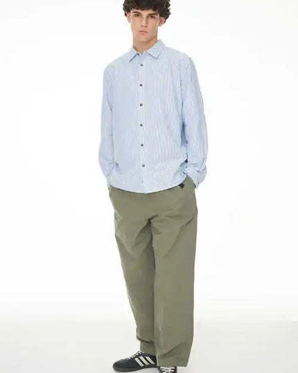 Huffer - Oxford Long Sleeve Shirt