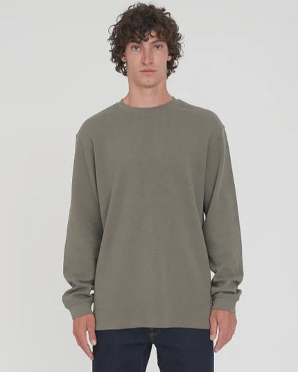 Huffer - Waffle Long Sleeve Sup Tee