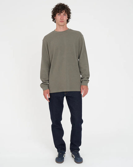 Huffer - Waffle Long Sleeve Sup Tee