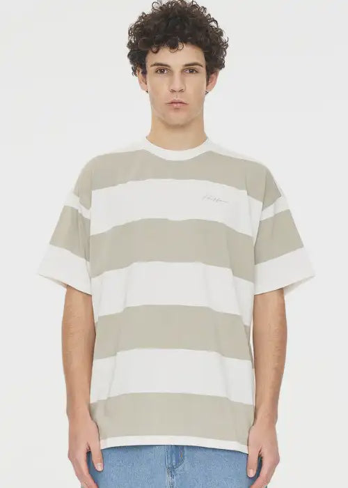 Huffer - Stripe Block Tee