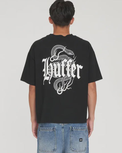 Huffer - Block Crop Tee 220/Viper
