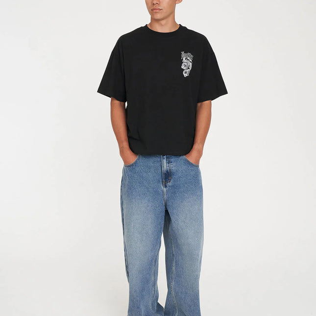 Huffer - Block Crop Tee 220/Viper