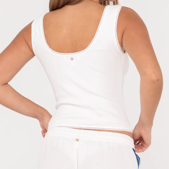 Rusty - Lacey Vee Neck Tank