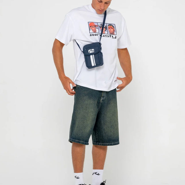 Rusty - White Lines Crossbody Bag