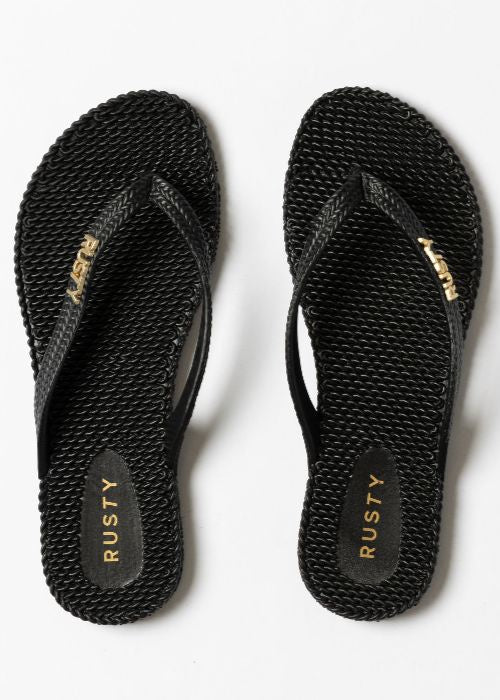 Rusty - Flip Out Thong (Black 1)