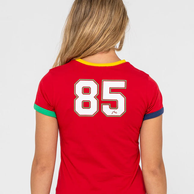 Rusty - 3 Tone Contrast Ringer Baby Tee