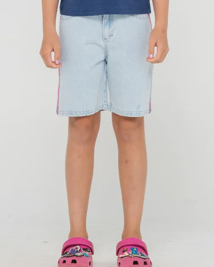 Rusty - Flip Girl Low Rise Wide Leg Denim Jort