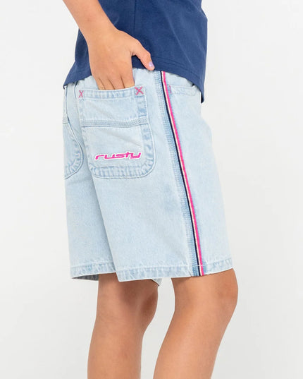 Rusty - Flip Girl Low Rise Wide Leg Denim Jort